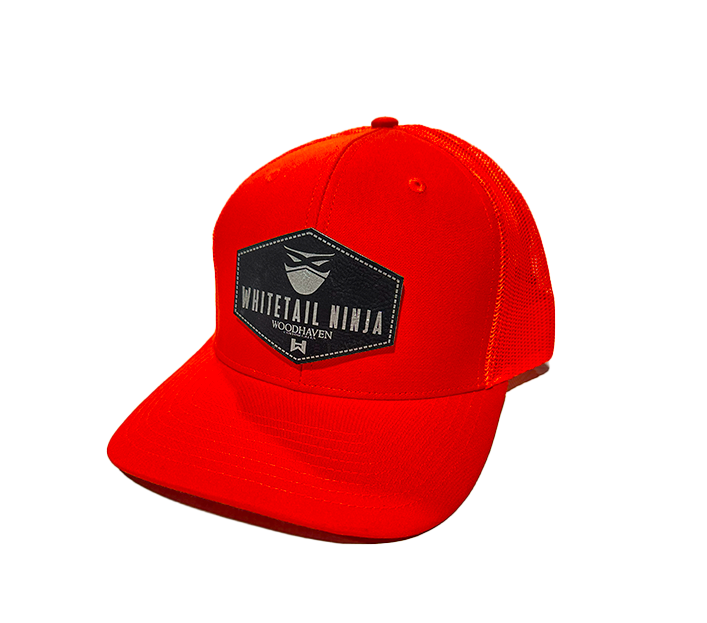 Blaze Orange Whitetail Ninja Hat