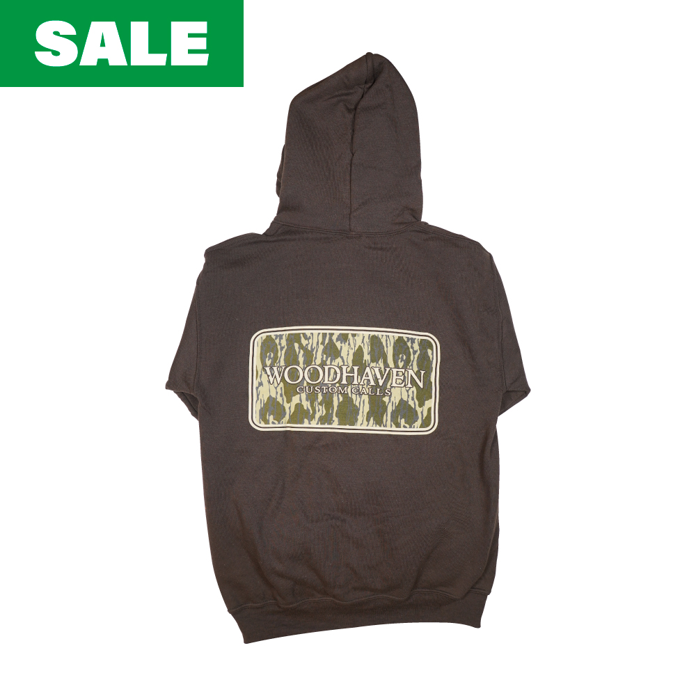 Brown Hoodie W/ Bottomland Block Logo